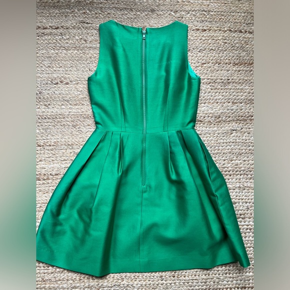 Pink Tartan Emerald Green Cocktail Dress - Picture 2 of 6